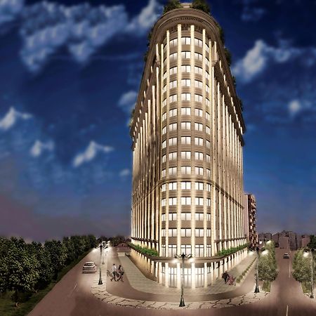 Modern Flatiron Apartment, Skopje Center Kültér fotó