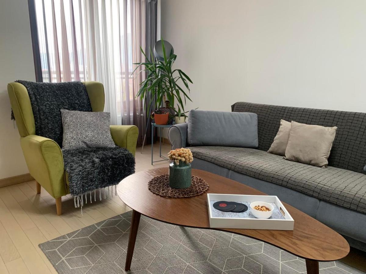 Modern Flatiron Apartment, Skopje Center Kültér fotó