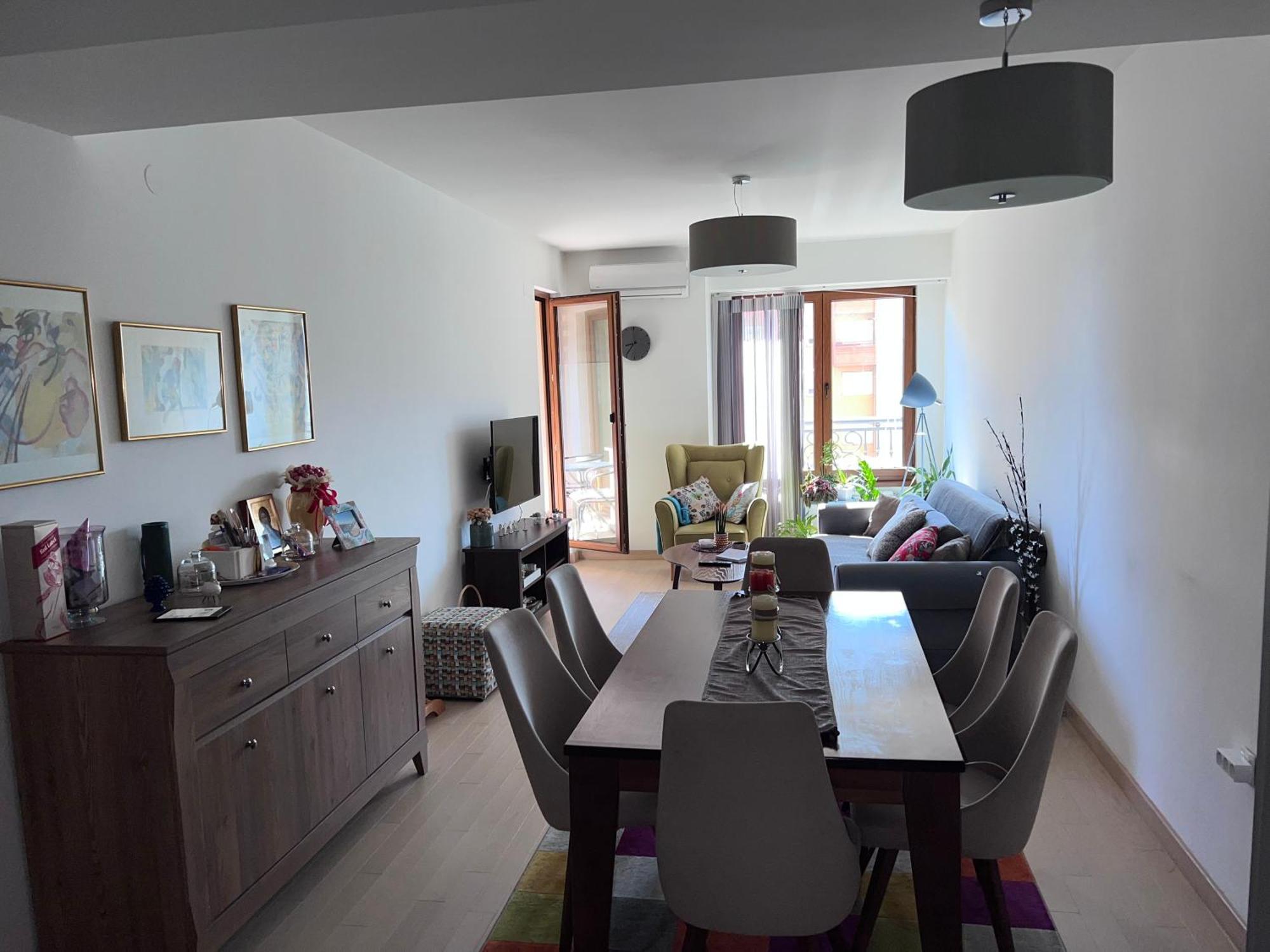 Modern Flatiron Apartment, Skopje Center Kültér fotó